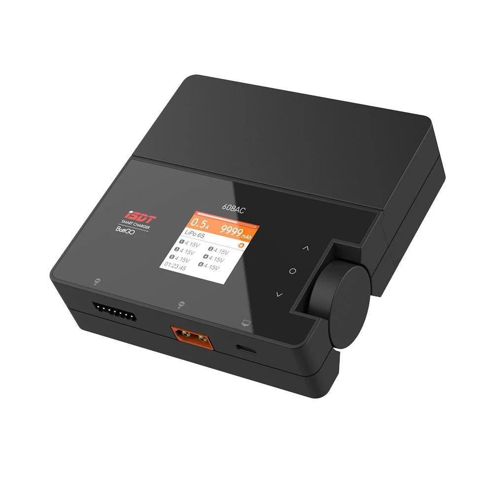 608-4 iSDT 608AC Smart Battery Charger AC 50W DC 200W 8A w/ Detachable Power Supply - Image 1