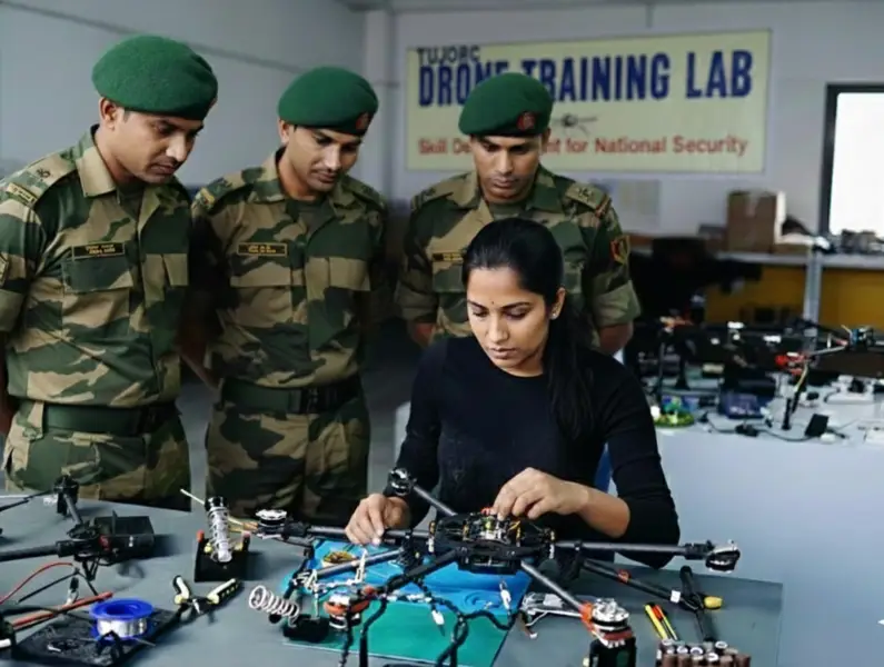 Setting up drone training labs for Armed Forces.