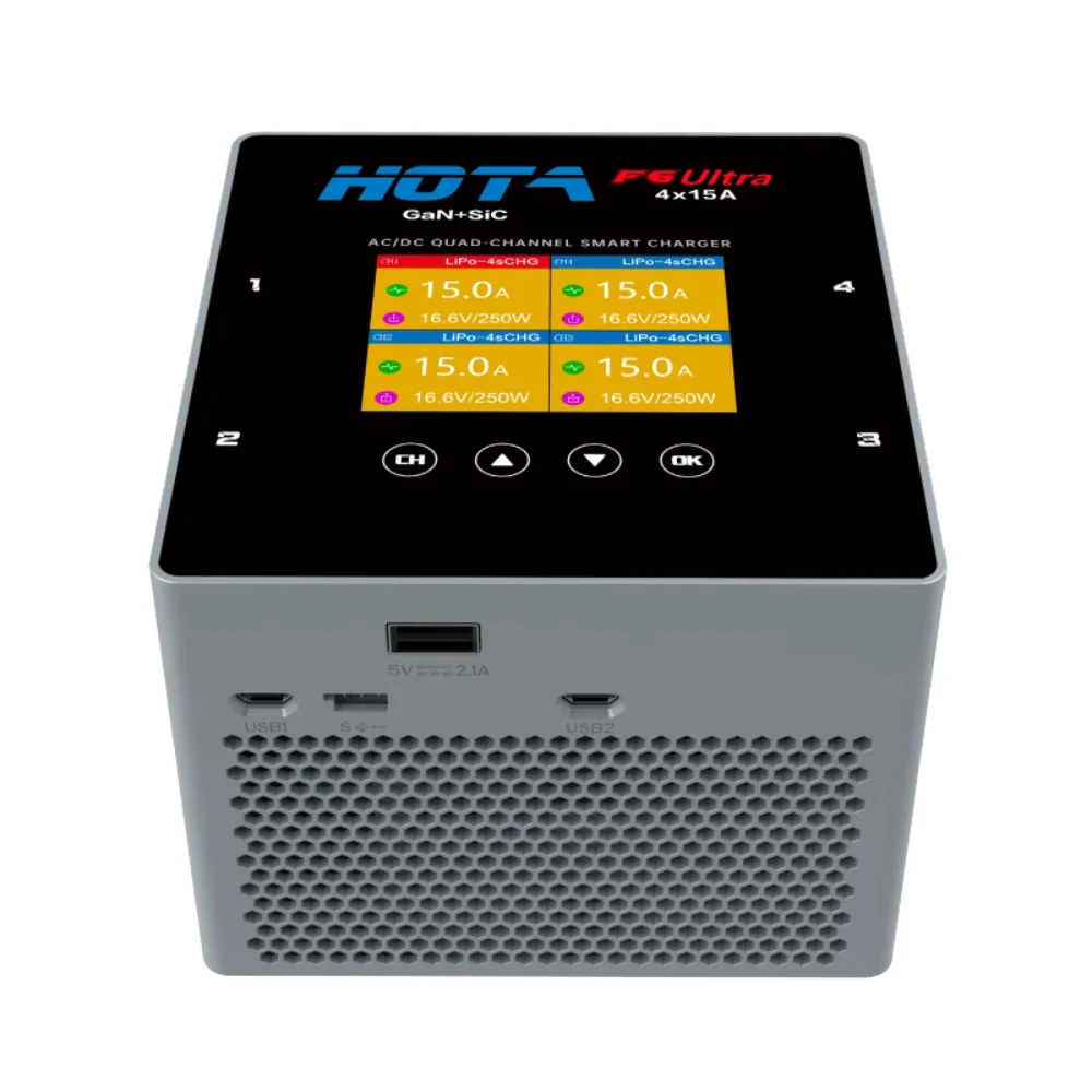 HOTAF6Ultra1000W60A1-6SQuadChannelAC_DCSmartCharger HOTA F6 Ultra Quad Channel AC/DC Smart Charger - Image 1