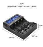 HTRC 18650 Battery Charger LCD S4 Smart 9V Charger for Rechargeable Batteries Ni-MH Ni-Cd 6F22 a AA AAA Li-ion 18650 26650 26500 - Image 6