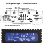 HTRC 18650 Battery Charger LCD S4 Smart 9V Charger for Rechargeable Batteries Ni-MH Ni-Cd 6F22 a AA AAA Li-ion 18650 26650 26500 - Image 3