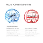 HGLRC A200 Soccer Ball Drone DIY Soccer Drone – DIY Kit (RED) - Image 6
