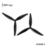 HQ MacroQuad Prop 10X8X3(2CW+2CCW) Black-Glass Fiber Reinforced Nylon - Image 2
