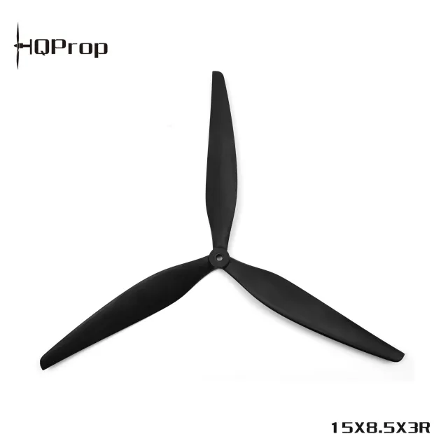 b9fbd7c179.jpg.640×640 HQProp 15X8.5X3 (1CW+1CCW) Black-Glass Fiber Reinforced Nylon - Image 1