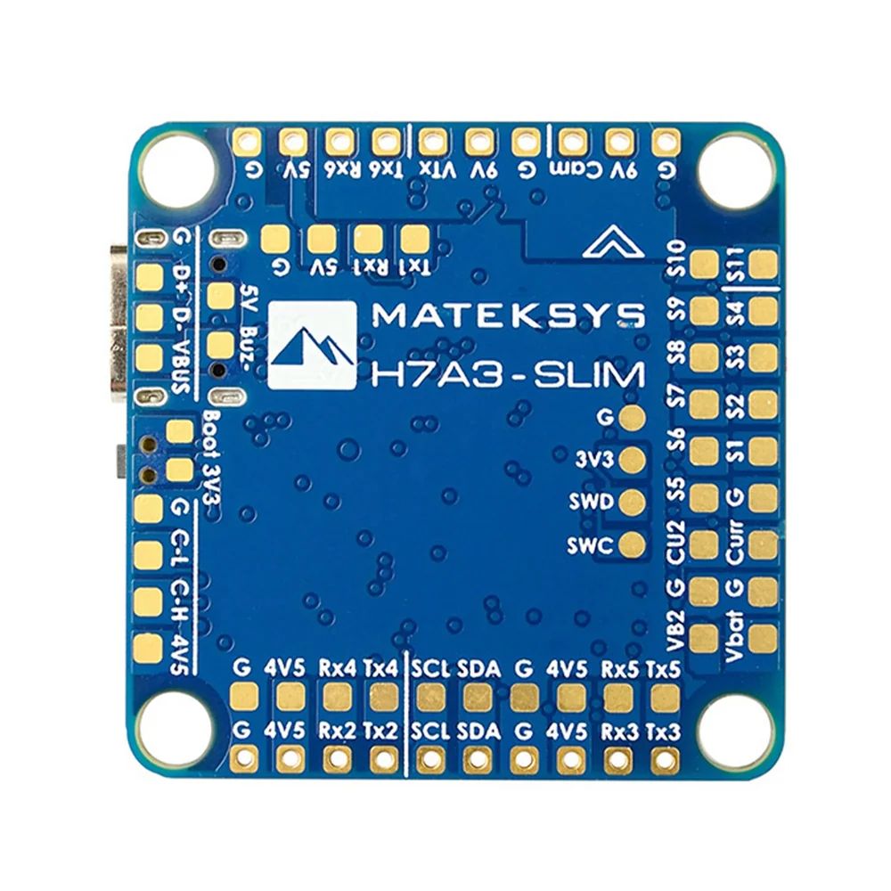 h7a3-slim_1200x1200 MATEKSYS H7A3-SLIM FLIGHT CONTROLLER – 30X30MM - Image 1