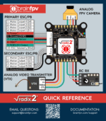 BrainFPV Radix 2 30×30 Flight Controller (H7 + graphic OSD) MADE IN USA - Image 4