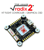 BrainFPV Radix 2 30×30 Flight Controller (H7 + graphic OSD) MADE IN USA