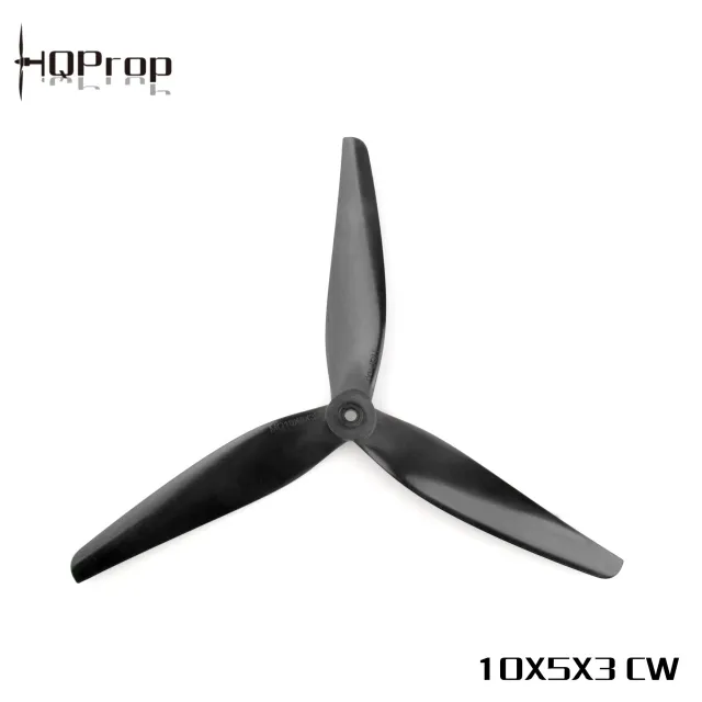 6f7a0a5665.jpg.640x640 HQ MacroQuad Prop 10X4.5X3(2CCW+2CW) Black-Glass Fiber Reinforced Nylon - Image 1