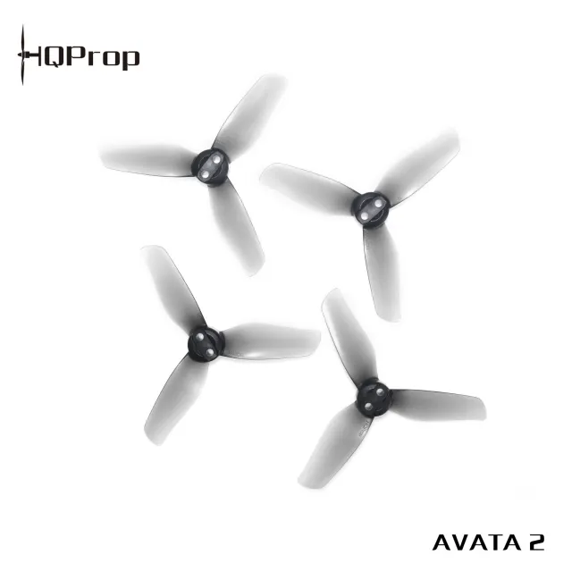 707ca1b421.jpg.640x640 HQProp 3X3X3 for Avata 2 Grey (2CW+2CCW)-Poly Carbonate - Image 1
