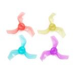 GEMFAN 1635 40MM DURABLE 3 BLADE 1MM PROP (2CW+2CCW) GRY