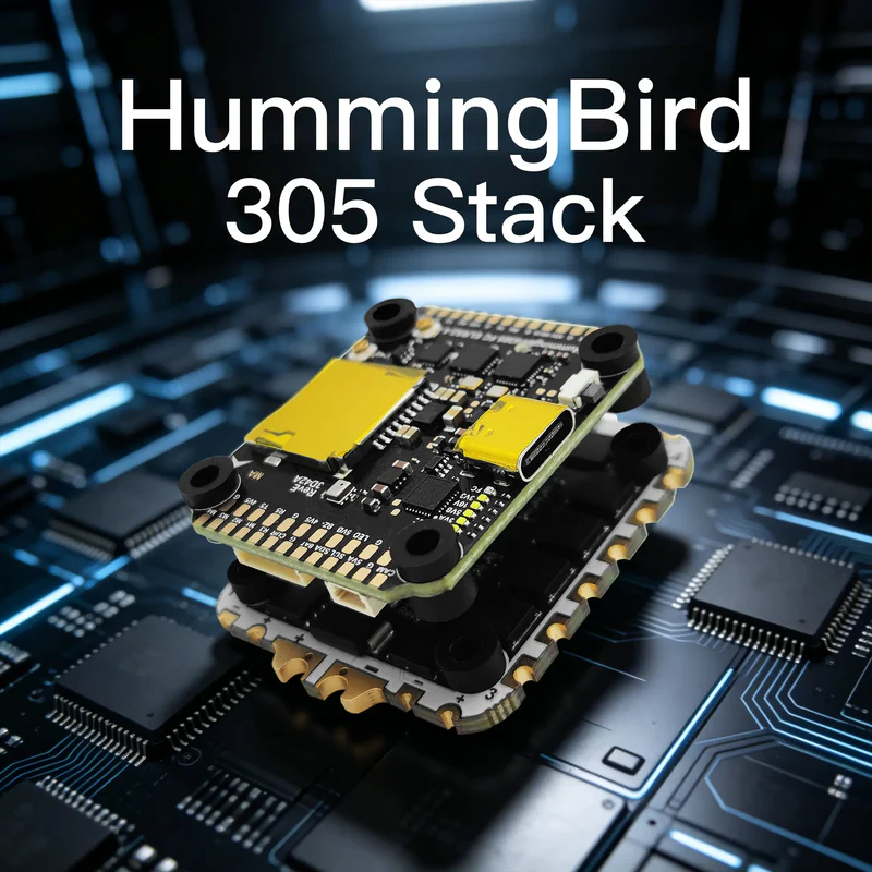 Hummingbird-305-Flight-Stack-_-F722-FC-with-Built-in-ELRS-_-80A-4in1-ESC-Hummingbird-161670852_800x Hummingbird 305 Flight Stack – F722 FC with Built-in ELRS + 80A 4in1 ESC - Image 1
