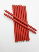 10CM RED 12AWG SILICONE CABLE RED/BLACK 10PCS - Image 2