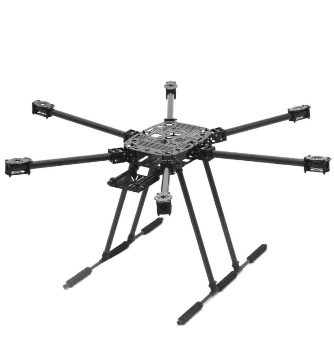 zd850_hexacopter_frame_showing_850mm_diagonal_wheelbase_350mm_high_landing_gear_and_folding_arm_mechanisms_1_ ZD850 850mm Six-Axis Folding Hexacopter Frame - Integrated PCB Version DIY Kit - Image 1