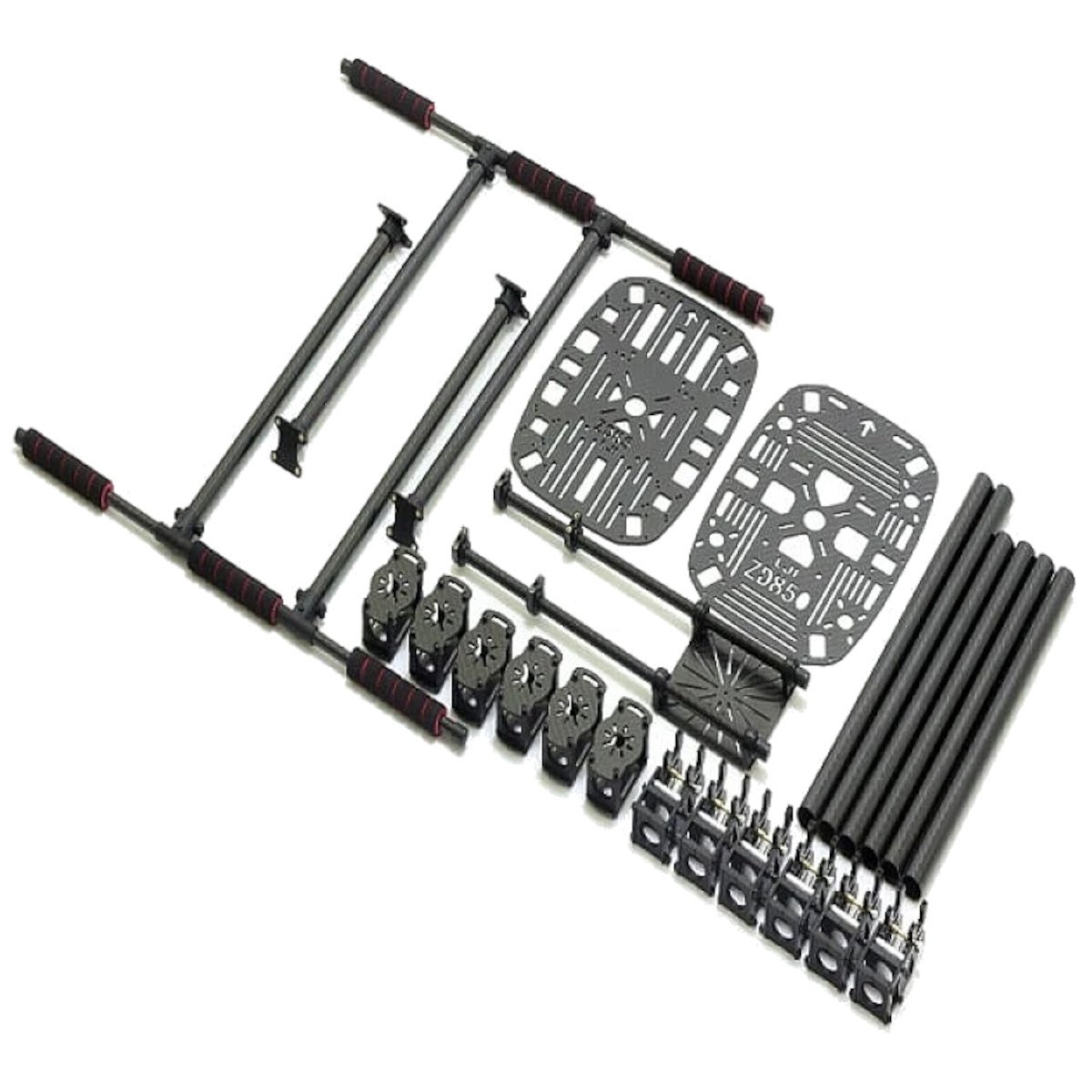 ZD850 850mm Six-Axis Folding Hexacopter Frame - Integrated PCB Version DIY Kit - Image 2