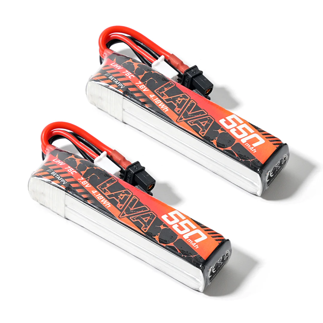 BETAFPV LAVA 2S 550mAh 75C Battery -1 Pc - Image 1