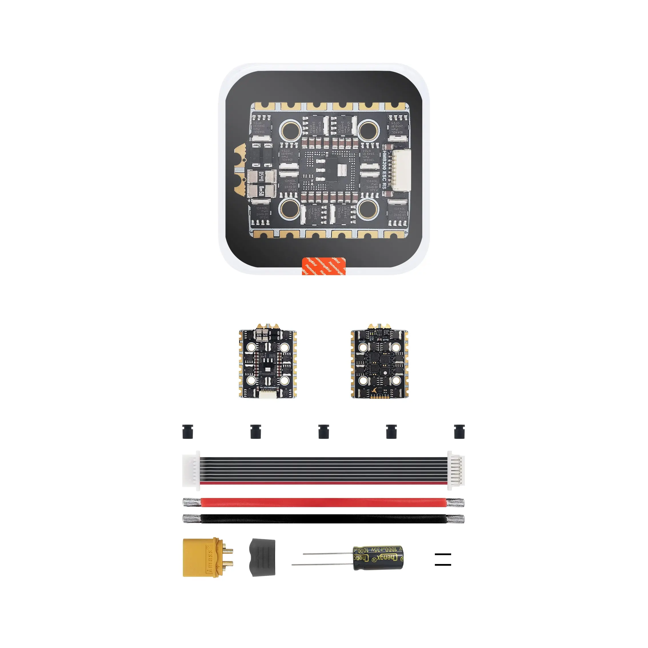 Hummingbird 200 ESC RaceSpec 80A 3-6S AM32 20x20 Designed for Extreme Racers - Image 1