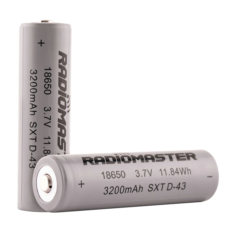 RadioMaster 18650 3200mAh 3.7V Battery (2pcs) for TX16S / Boxer / TX12/ Pocket / GX12/TX15 Radios - Image 1