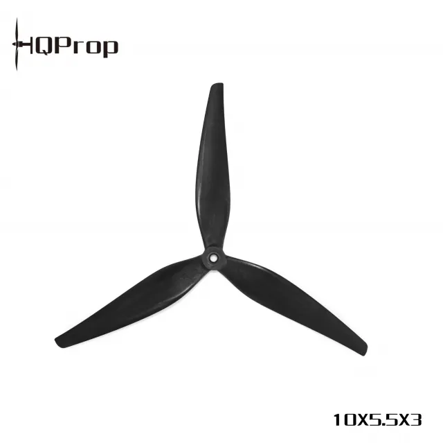 28b1333341.jpg.640x640 HQ MacroQuad Prop 10X5.5X3(2CW+2CCW) Black-Glass Fiber Reinforced Nylon - Image 1