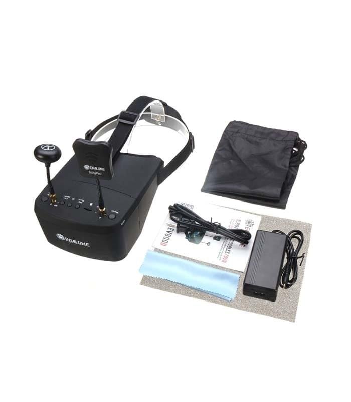 Eachine-EV800D-5.8G-40CH-Diversity-FPV-Goggles-5-Inch-800480-Video-Headset-HD-DVR-Build-in-Battery-Image-12 Eachine EV800D 5.8G 40CH Diversity FPV Goggles With DVR - Image 1