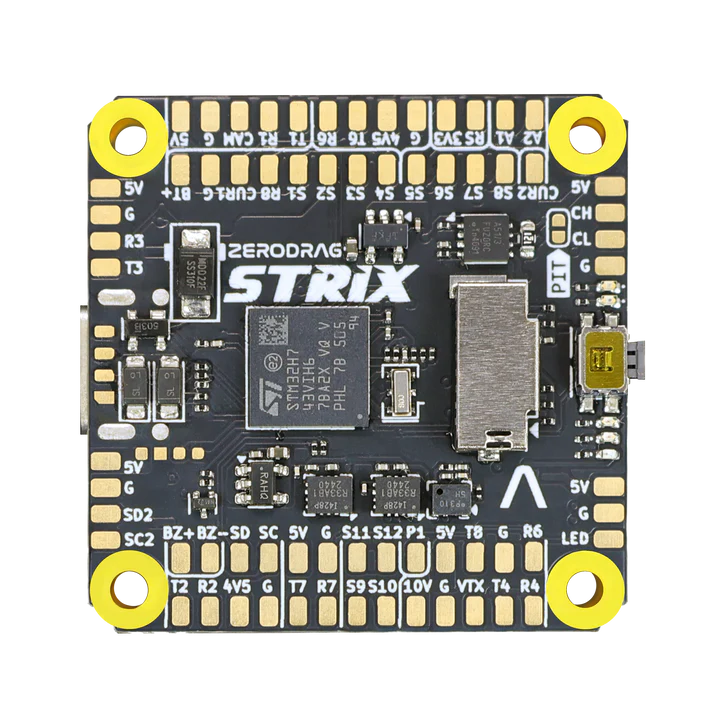 IMG_1852Zerodrag_DroneAdda_Nexus1_ELRS_Aurora_Race-x_Catalyst_Racewire_LED_LEDs_Pelican_ESC_Swift_VTX_Nexus_Boost_LOC8_Flight_Controller_Warp_Boost_Stack_F7_Stack_AM32_4_in_1_ESC_Nova Zerodrag STRIX-BOOST Stack (H7 FC + 55A ESC) - Image 1