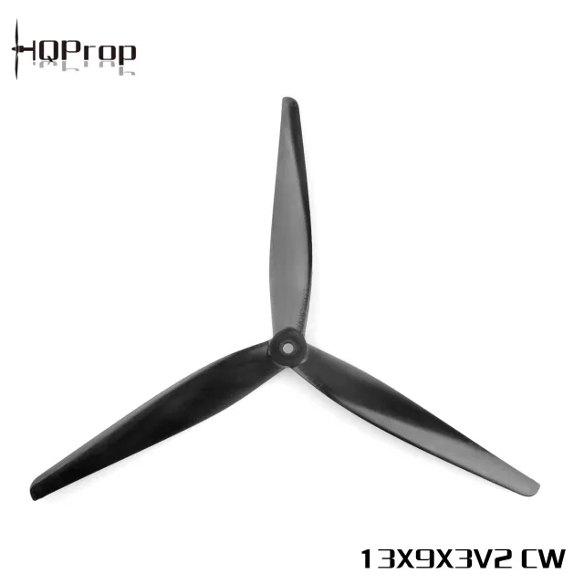 2 HQ X-Class Prop 13X9X3V2(1CCW+1CW) Black-Glass Fiber Reinforced Nylon - Image 1