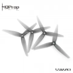 HQProp DP5.5X2.2X3 Light Grey (2CW+2CCW)-Poly Carbonate - Image 2