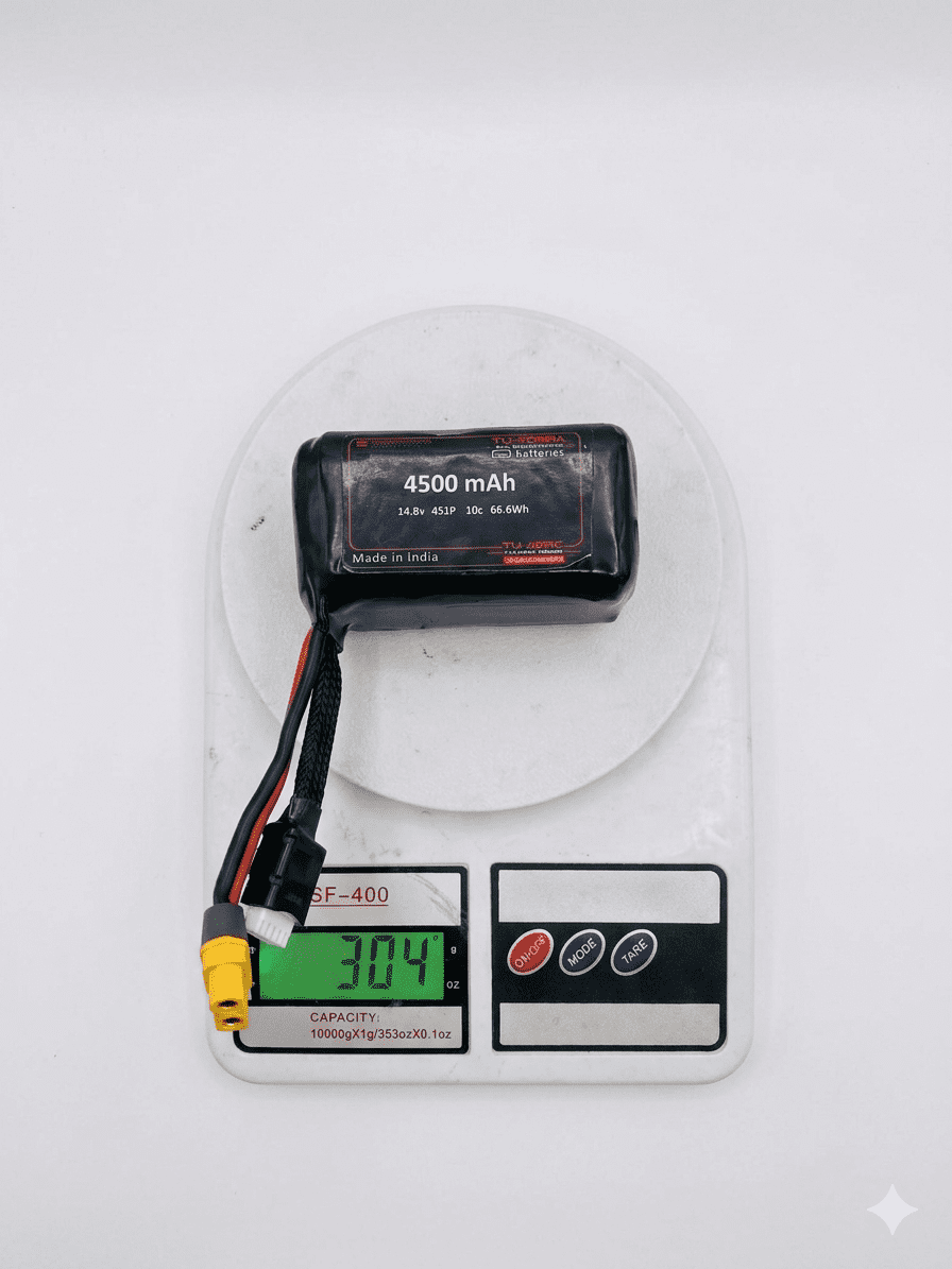 TUJORC Li-ion 4500mAh 14.8V 4S1P 66.6Wh Molicel - Image 2