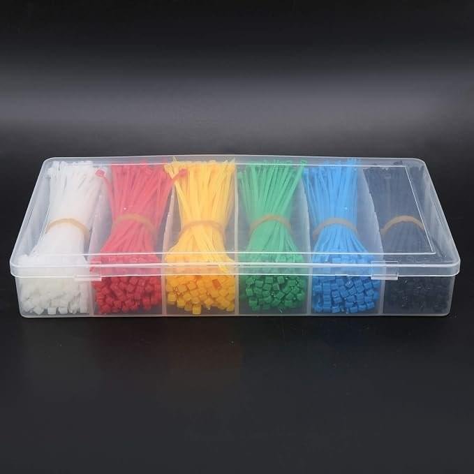 ZIP TIE BOX 100mm 6 COLOR 360PCS (Heavy Duty) - Image 2